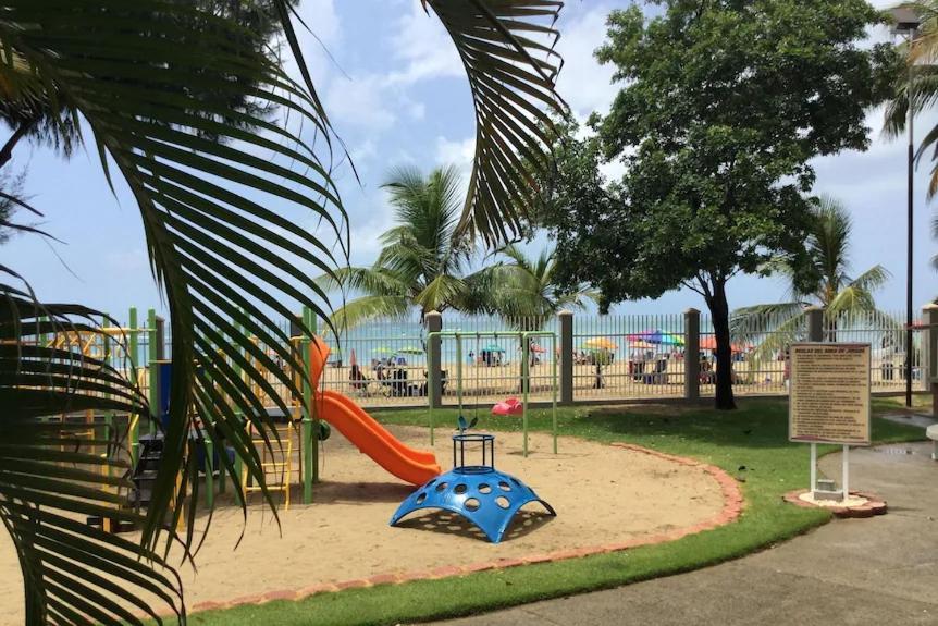 Downtown Beachfront Isla Verde Luxury Apartment San Juan Buitenkant foto